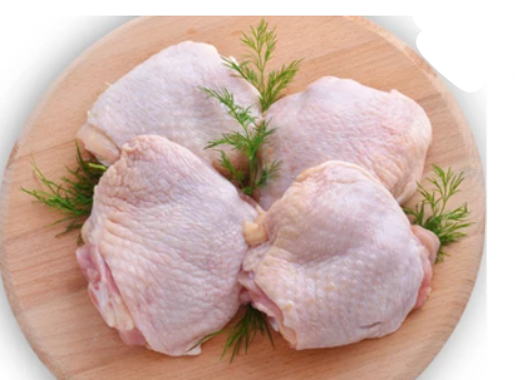 Chicken Thighs (Bone in, Skin on) ($9/lb)