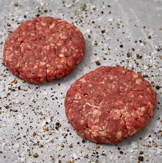 Hamburger Patties (Four 1/3 lb ground beef patties)