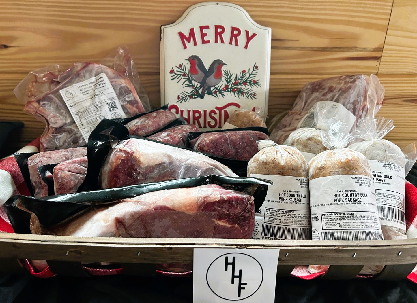 Holiday Bundle LARGE +STEAKS with Free Shipping Happy Hen Farm