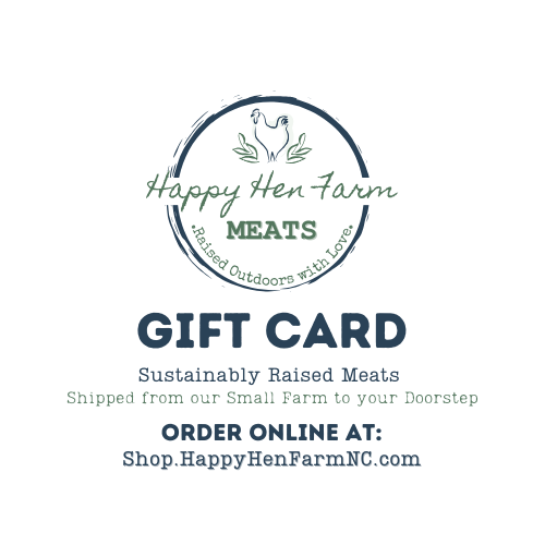 Happy Hen Farm Gift Card - Hard Copy